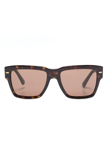  Dolce & Gabbana Eyewear Square-frame Tinted Sunglasses - Brown 