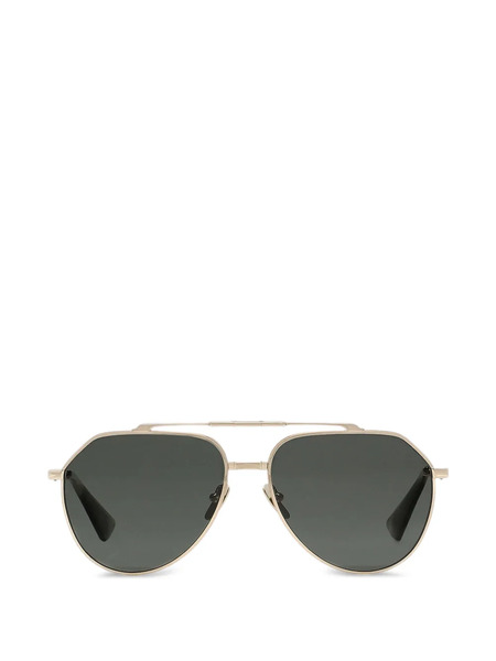  Dolce & Gabbana Eyewear Stefano Pilot-frame Sunglasses - Gold 