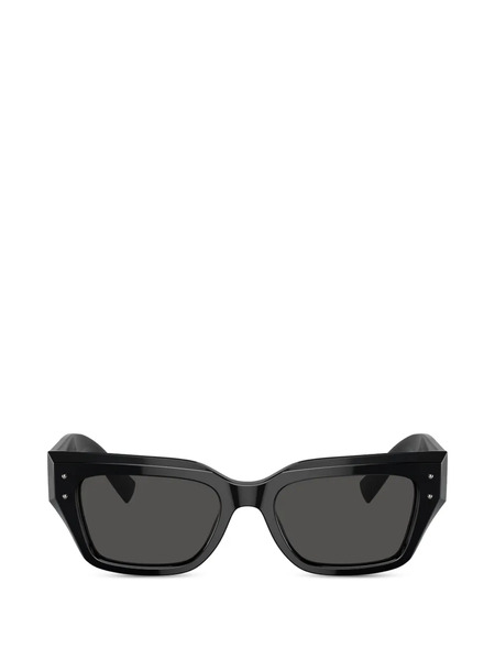  Dolce & Gabbana Eyewear Studded Square Sunglasses - Black 