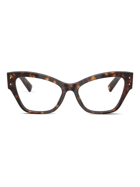  Dolce & Gabbana Eyewear Tortoiseshell Cat-eye Glasses - Brown 