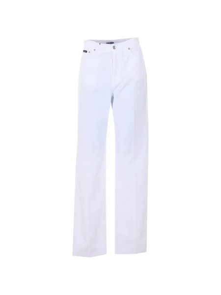  Dolce & Gabbana Five-pocket Logo Jeans - White 