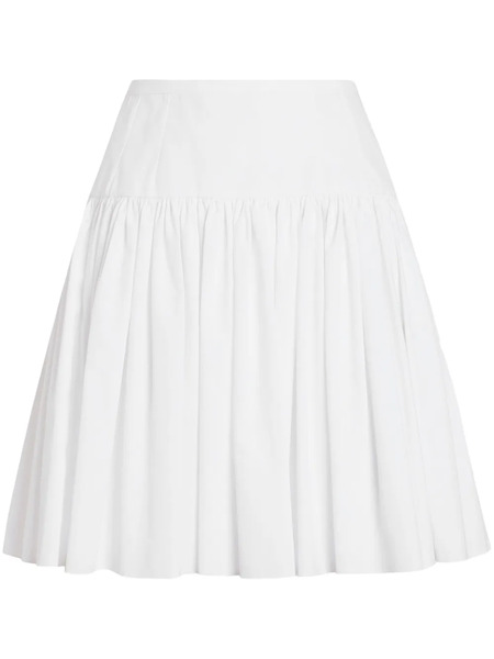  Dolce & Gabbana Flared Mini Skirt - White 
