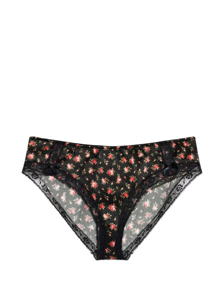  Dolce & Gabbana Floral Lace Briefs - Black 