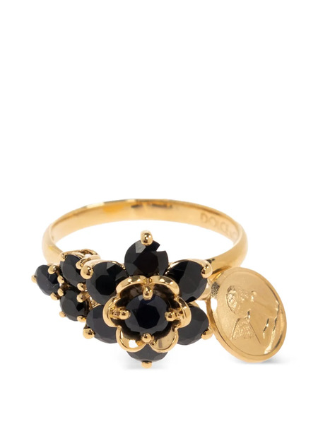  Dolce & Gabbana Flower Charm Ring - Gold 