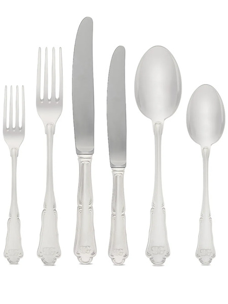  Dolce & Gabbana German Silver Flatware (6-piece Set) 