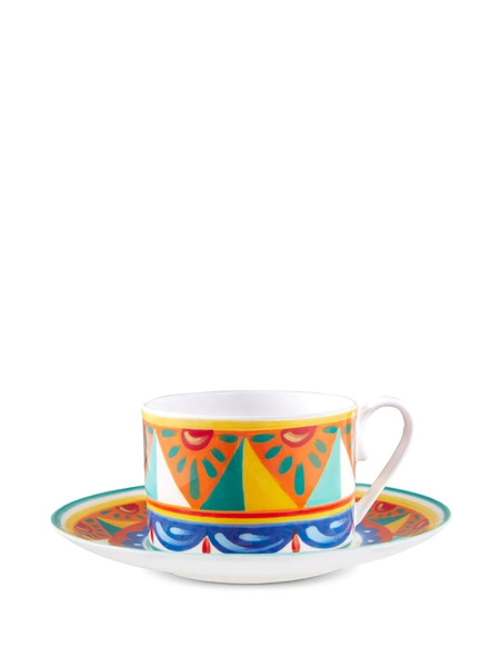  Dolce & Gabbana Graphic-print Tea Set - Yellow 