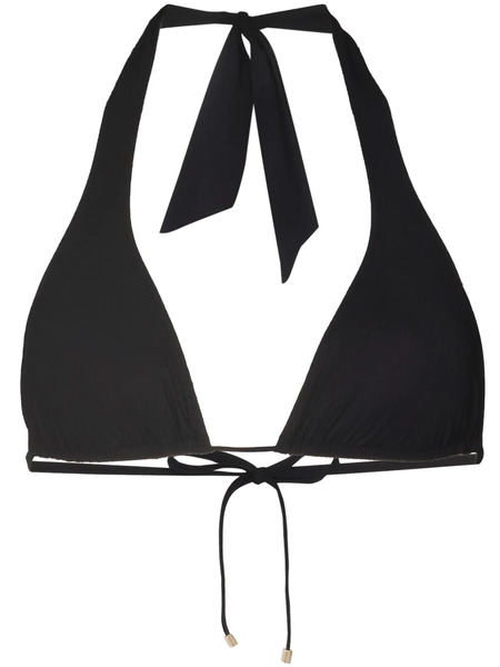  Dolce & Gabbana Halterneck Triangle Bikini Top - Black 