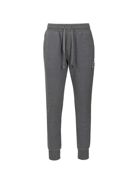  Dolce & Gabbana Heraldic Patch Drawstring Trousers - Grey 