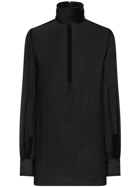  Dolce & Gabbana High-neck Blouse - Black 