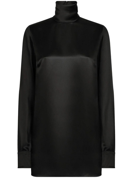  Dolce & Gabbana High-neck Blouse - Black 