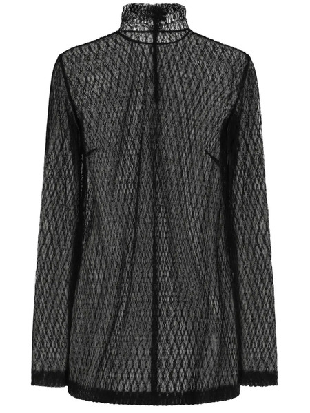  Dolce & Gabbana High-neck Blouse - Black 