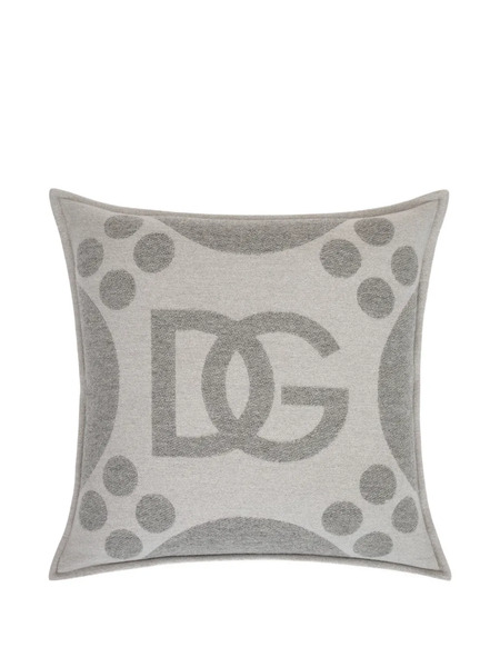  Dolce & Gabbana Jacquard Cushion - Grey 