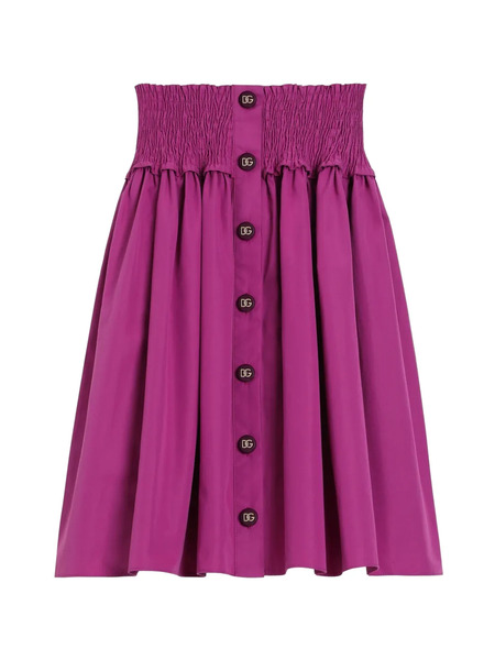  Dolce & Gabbana Kids A-line Skirt - Purple 