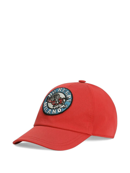  Dolce & Gabbana Kids Appliqué Baseball Cap - Red 