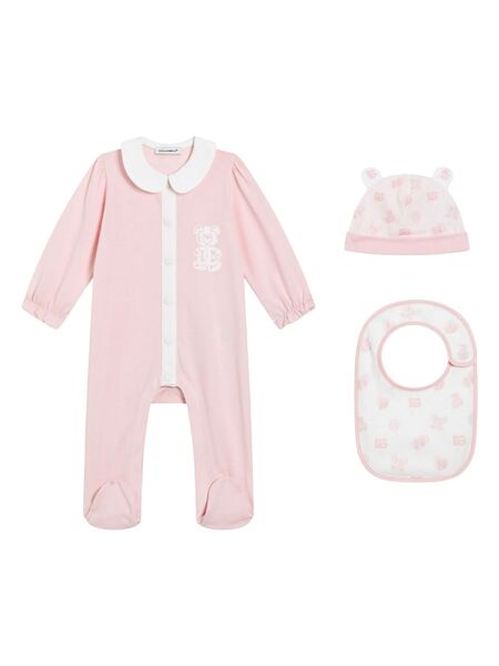  Dolce & Gabbana Kids Bear-print Pyjama Set - Pink 