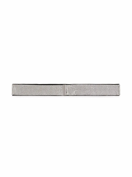  Dolce & Gabbana Kids Crystal Mesh Belt - Silver 