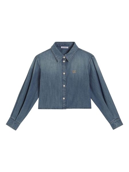  Dolce & Gabbana Kids Denim Shirt - Blue 