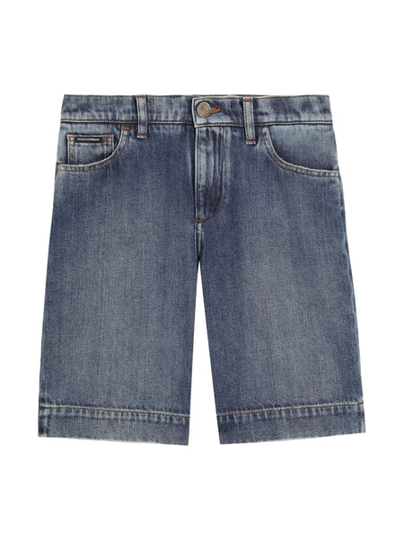  Dolce & Gabbana Kids Denim Shorts - Blue 