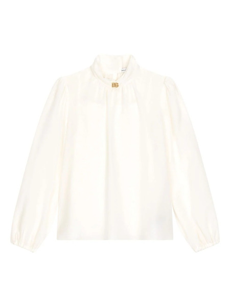  Dolce & Gabbana Kids Dg Logo Blouse - White 