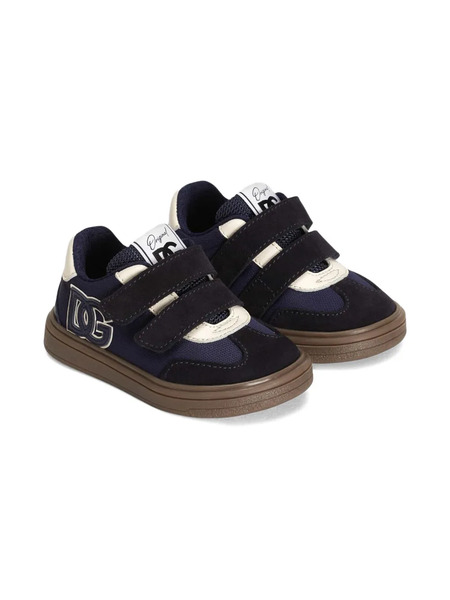  Dolce & Gabbana Kids Dg Original Logo-strap Sneakers - Blue 