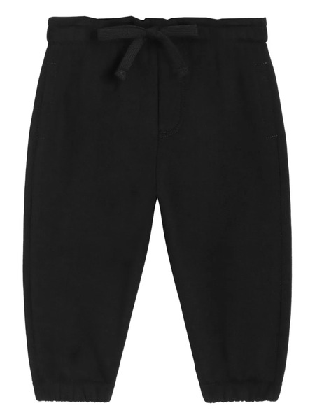  Dolce & Gabbana Kids Drawstring Graphic Leggings - Black 