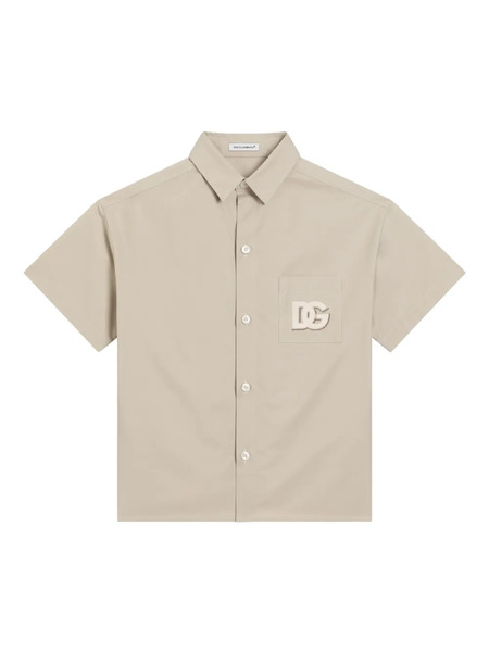  Dolce & Gabbana Kids Embroidered Shirt - Neutrals 