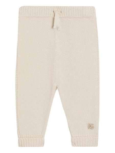  Dolce & Gabbana Kids Knitted Trousers - Neutrals 