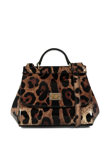  Dolce & Gabbana Kids Leopard-print Shoulder Bag - Brown 