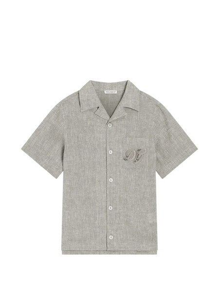  Dolce & Gabbana Kids Linen Shirt - Grey 