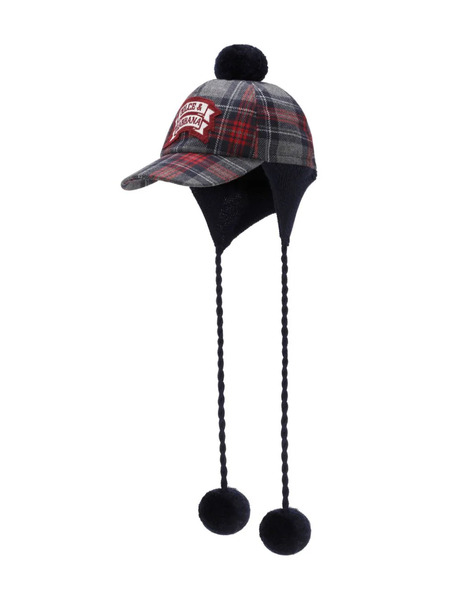  Dolce & Gabbana Kids Logo-appliqué Cap - Grey 