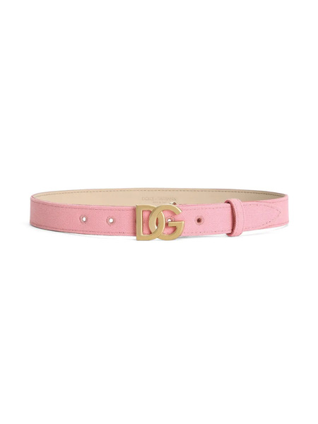  Dolce & Gabbana Kids Logo-buckle Belt - Pink 