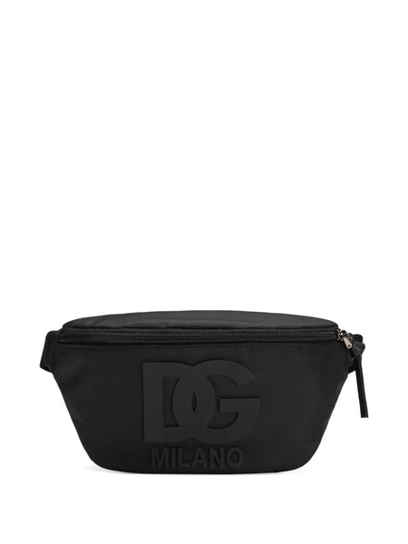  Dolce & Gabbana Kids Logo-embossed Belt Bag - Black 