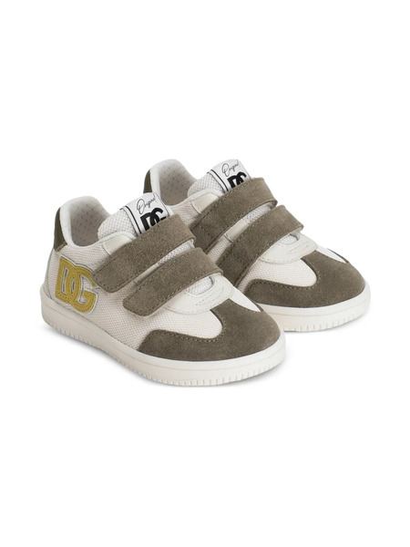  Dolce & Gabbana Kids Logo-patch Sneakers - White 