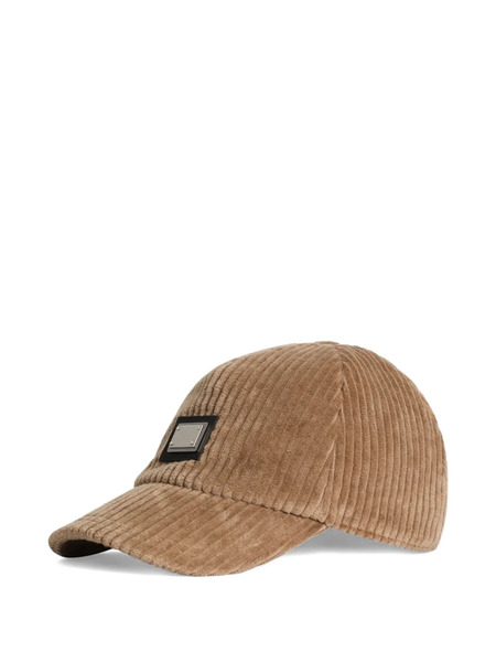  Dolce & Gabbana Kids Logo-plaque Baseball Cap - Brown 