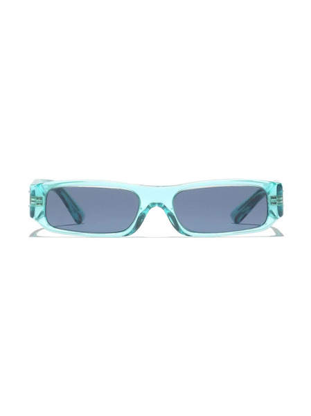  Dolce & Gabbana Kids Logo-plaque Square-frame Sunglasses - Blue 