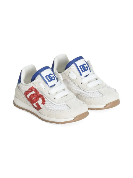  Dolce & Gabbana Kids Logo-print Sneakers - Neutrals 