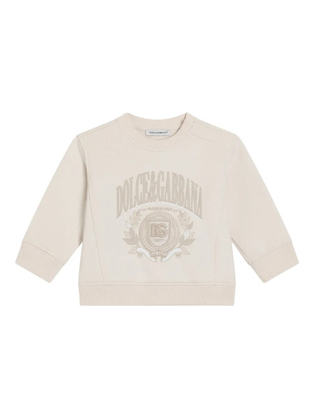  Dolce & Gabbana Kids Logo-print Sweatshirt - Neutrals 