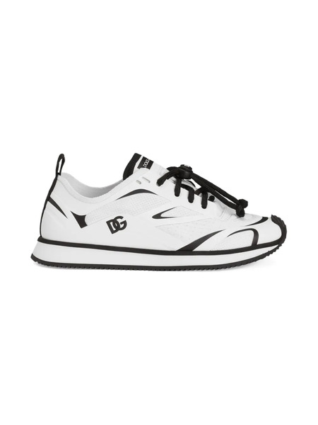  Dolce & Gabbana Kids Logo Sneakers - White 