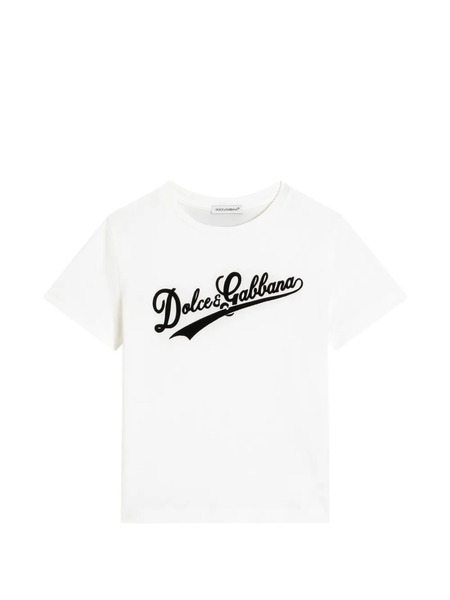  Dolce & Gabbana Kids Logo T-shirt - White 