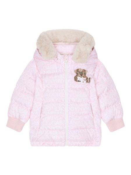  Dolce & Gabbana Kids Panelled-design Hooded Jacket - Pink 