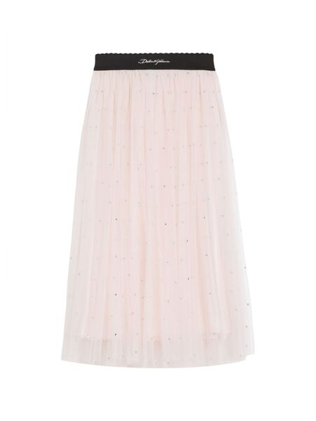  Dolce & Gabbana Kids Polka-dot Skirt - Pink 
