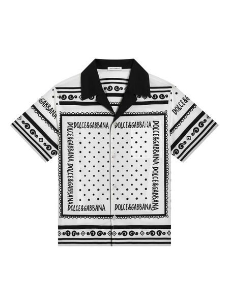 Dolce & Gabbana Kids Poplin Shirt - White 