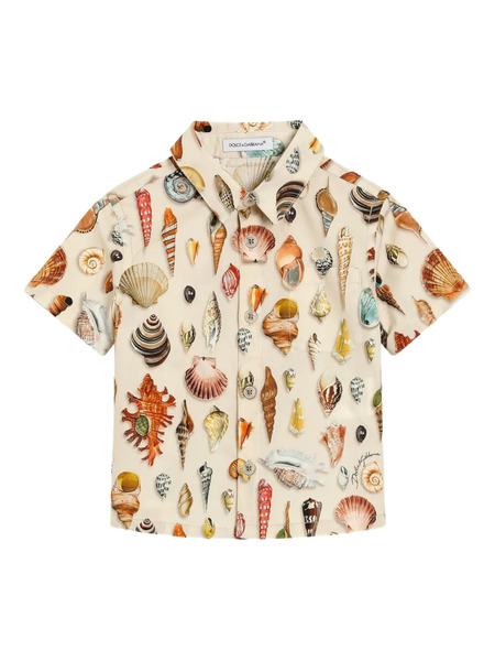  Dolce & Gabbana Kids Printed Shirt - Neutrals 