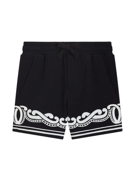  Dolce & Gabbana Kids Printed Shorts - Blue 