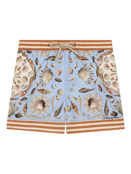  Dolce & Gabbana Kids Printed Shorts - Blue 
