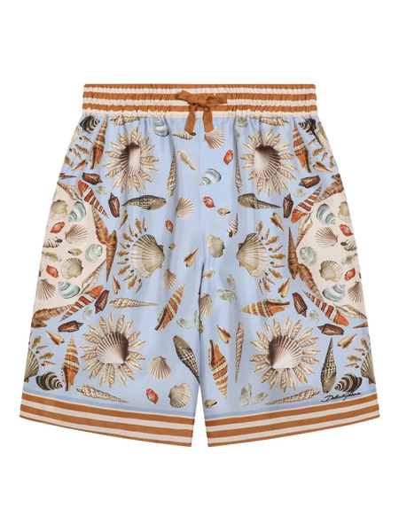  Dolce & Gabbana Kids Printed Shorts - Blue 