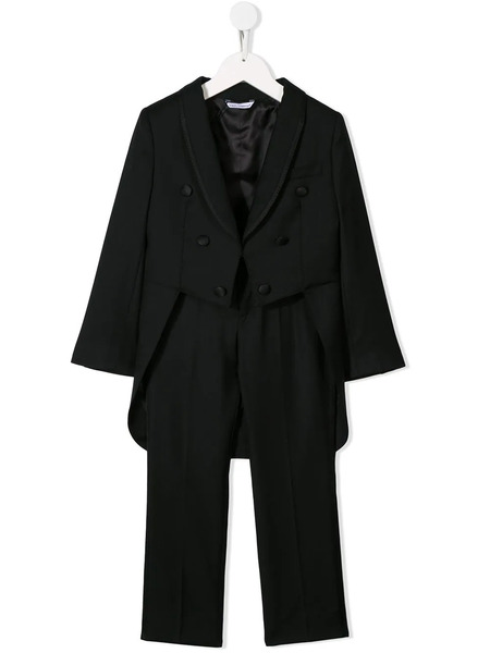  Dolce & Gabbana Kids Single-breasted Stretch-wool Suit - Black 