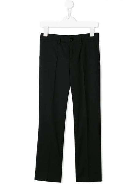  Dolce & Gabbana Kids Stretch-wool Tailored Trousers - Black 