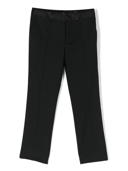  Dolce & Gabbana Kids Tailored Wool-blend Trousers - Black 