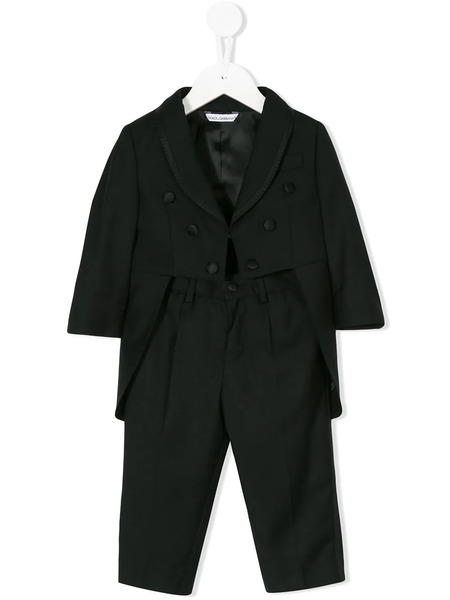  Dolce & Gabbana Kids Tuxedo Romper - Black 